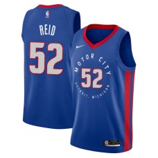 Detroit Pistons #52 Don Reid Jersey -MOTOR CITY DETROIT. MICHIGAN 2020-2021 City