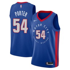 Detroit Pistons #54 Howard Porter Jersey -MOTOR CITY DETROIT. MICHIGAN 2020-2021 City