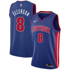 Detroit Pistons #8 Henry Ellenson Jersey -Blue