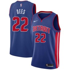 Detroit Pistons #22 Archie Dees Jersey -Blue