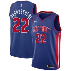 Detroit Pistons #22 Dave DeBusschere Jersey -Blue