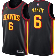 Atlanta Hawks #6 Phil Martin Jersey -Black