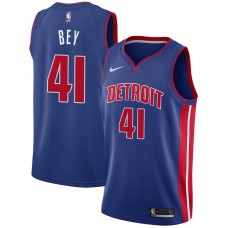 Detroit Pistons #41 Saddiq Bey Jersey -Blue