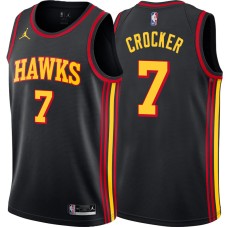 Atlanta Hawks #7 Dillard Crocker Jersey -Black