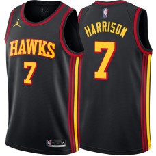 Atlanta Hawks #7 Bob Harrison Jersey -Black