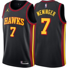 Atlanta Hawks #7 Dean Meminger Jersey -Black