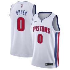 Detroit Pistons #0 Jalen Duren Jersey -White