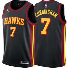 Atlanta Hawks #7 Jared Cunningham Jersey -Black