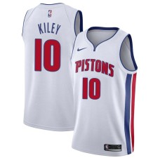 Detroit Pistons #10 Jack Kiley Jersey -White