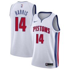 Detroit Pistons #14 Bob Harris Jersey -White