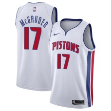 Detroit Pistons #17 Rodney McGruder Jersey -White