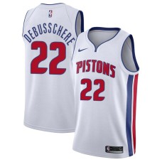 Detroit Pistons #22 Dave DeBusschere Jersey -White