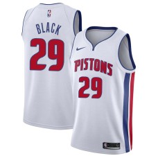 Detroit Pistons #29 Charlie Black Jersey -White