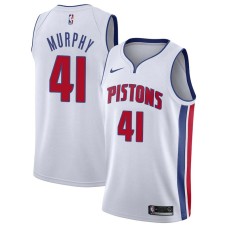 Detroit Pistons #41 Tod Murphy Jersey -White