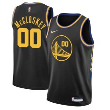 Golden State Warriors #00 Jack McCloskey Jersey -Black 2021-2022 City