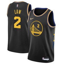 Golden State Warriors #2 Acie Law Jersey -Black 2021-2022 City