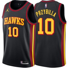 Atlanta Hawks #10 Joel Przybilla Jersey -Black