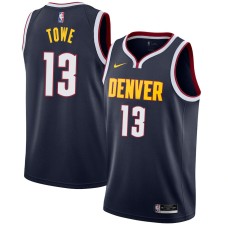 Denver Nuggets #13 Monte Towe Jersey -Navy