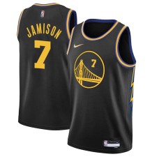 Golden State Warriors #7 Antawn Jamison Jersey -Black 2021-2022 City