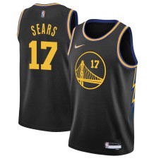 Golden State Warriors #17 Kenny Sears Jersey -Black 2021-2022 City