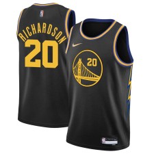 Golden State Warriors #20 Micheal Ray Richardson Jersey -Black 2021-2022 City