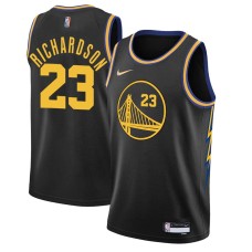 Golden State Warriors #23 Jason Richardson Jersey -Black 2021-2022 City