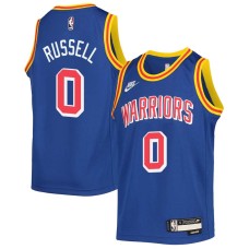 Golden State Warriors #0 D'Angelo Russell Jersey -Blue Classic