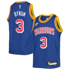 Golden State Warriors #3 Will Bynum Jersey -Blue Classic