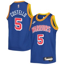 Golden State Warriors #5 Larry Costello Jersey -Blue Classic