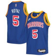 Golden State Warriors #5 Donald Royal Jersey -Blue Classic