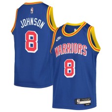 Golden State Warriors #8 Marques Johnson Jersey -Blue Classic