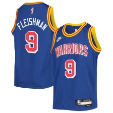 Golden State Warriors #9 Jerry Fleishman Jersey -Blue Classic