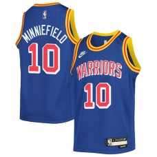 Golden State Warriors #10 Dirk Minniefield Jersey -Blue Classic