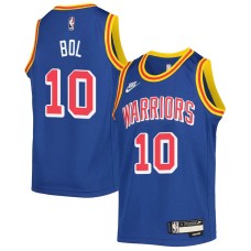 Golden State Warriors #10 Manute Bol Jersey -Blue Classic