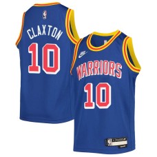 Golden State Warriors #10 Speedy Claxton Jersey -Blue Classic