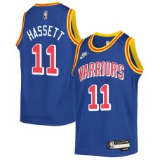 Golden State Warriors #11 Joe Hassett Jersey -Blue Classic