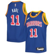 Golden State Warriors #11 Coby Karl Jersey -Blue Classic