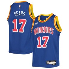 Golden State Warriors #17 Kenny Sears Jersey -Blue Classic