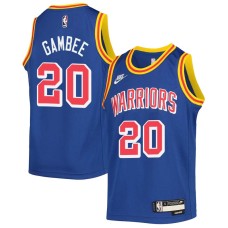 Golden State Warriors #20 Dave Gambee Jersey -Blue Classic