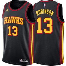 Atlanta Hawks #13 Glenn Robinson Jersey -Black