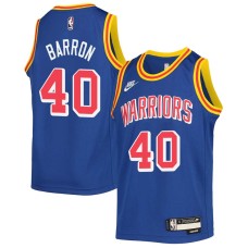 Golden State Warriors #40 Earl Barron Jersey -Blue Classic