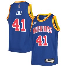 Golden State Warriors #41 Wesley Cox Jersey -Blue Classic