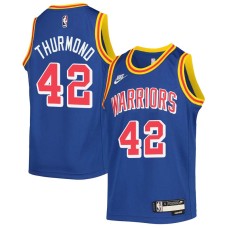 Golden State Warriors #42 Nate Thurmond Jersey -Blue Classic