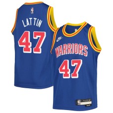 Golden State Warriors #47 Dave Lattin Jersey -Blue Classic