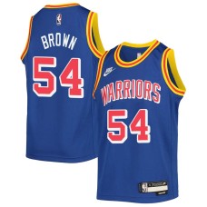 Golden State Warriors #54 Kwame Brown Jersey -Blue Classic