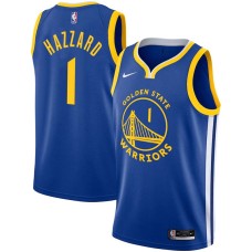 Golden State Warriors #1 Walt Hazzard Jersey -Blue