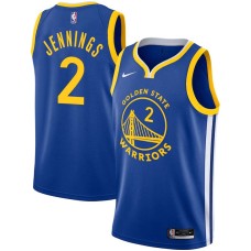 Golden State Warriors #2 Keith Jennings Jersey -Blue