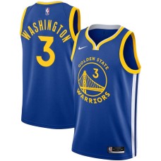 Golden State Warriors #3 Kermit Washington Jersey -Blue