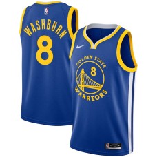 Golden State Warriors #8 Chris Washburn Jersey -Blue