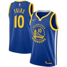 Golden State Warriors #10 Joe Fulks Jersey -Blue